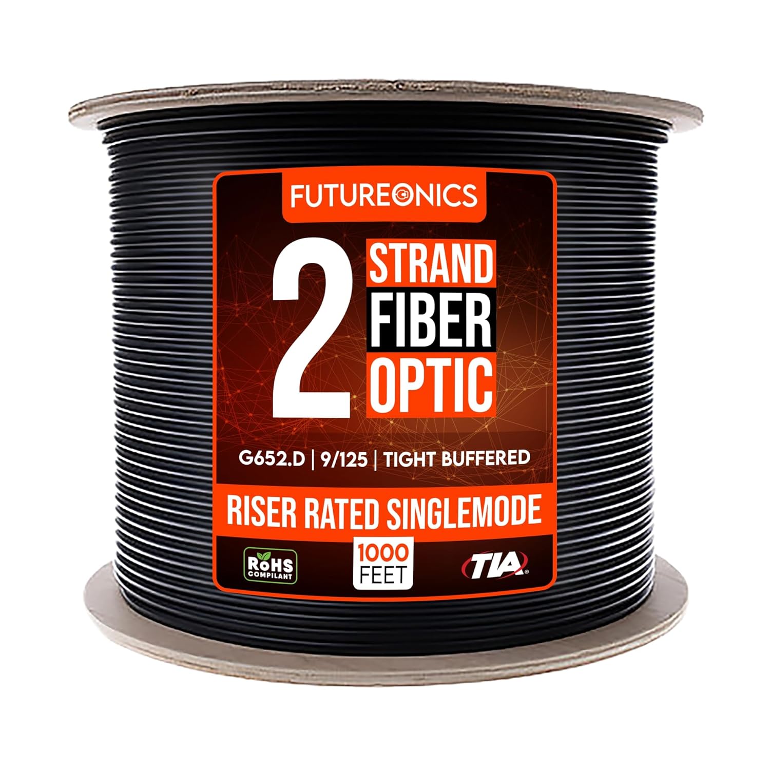 Futureonics 2 Strand OS2 Fiber Spool